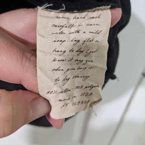 Raquel Allegra | Hi Lo Pullover In Black - Picture 6 of 12